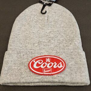 Coors Knit Cuffed Beanie in Gray